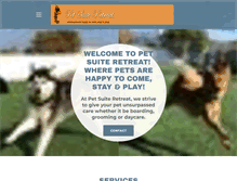 Tablet Screenshot of petsuiteretreat.com